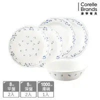 在飛比找momo購物網優惠-【CORELLE 康寧餐具】古典藍5件式餐盤組(502)