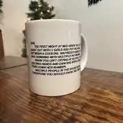 Jersey Shore - The Note Ceramic Coffee Mug - Jersey Shore - Dear Sam Note