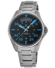 New Hamilton Khaki Aviation Pilot Day Date Auto Air Men's Watch H64625131