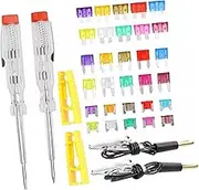 HEALEEP 300 Pcs Car Assortment Kit with Tester Automotive Storage Box Wide Compatibility for Cars Trucks Boats and Motorcycles Easy Organization and Carrying