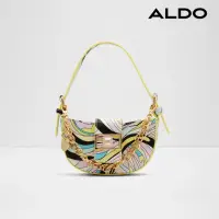 在飛比找momo購物網優惠-【ALDO】ADORI-風格時尚線條彩繪印花鎖鏈肩背包-女