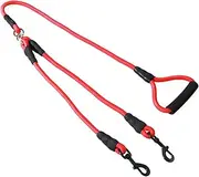 Hohopeti Pet Supplies Dog Traction Strap Double Head Pulling Rope Comfort-fit for Dogs Fashionable Pet Training