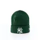 【NEW ERA】NEW ERA 男女 保暖帽 毛帽 紐約洋基 香菜綠(NE70790267)