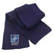 OFFICIAL NATO embroidered Heavy Knit Scarf