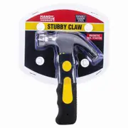 Ozoffer CARBON STEEL MAGNETIC NAIL STARTER FRAMING CLAW HAMMER SOFT GRIP HANDLE STUBBY