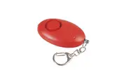 Mini Personal Alarm With Torch Keychain, 130Db Loud Siren, Red, Each