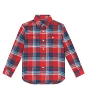[Polo Ralph Lauren Kids] Polo Ralph Lauren Kids Cotton shirt Y 1,5 red