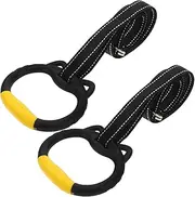 GANAZONO 1Set Gymnastics Rings for Durable Pull Up Rings with Straps for Home Use Non Slip Exercise Equipment for Indoor Training Coordination Skills