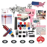 All-in-One Tufting Gun & Carpet Trimmer Kit - Baby Pink for Personalized Rugs