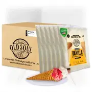 OldSoul Cone Waffle Mix | 30 lbs | Batter Mix | GLUTEN FREE | Vanilla | 672 Pcs