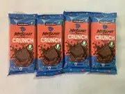 Mr Beast Feastables Crunch Bar 1.24 oz 4 Pack Chocolate Grass-Fed Milk Original