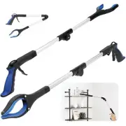 2x 32" Long Reach Pick Up Grabber Tool Folding Litter Picker Disability Aid Clip