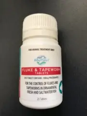 Blue Planet Fluke/Tapeworm tablets Aquarium Fish 25 pack