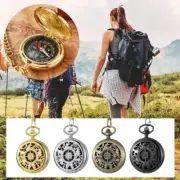 Retro Pocket Watch Compass Exquisite Appearance Gift Outdoor Sports Tourism Tool