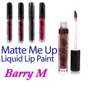 BARRY M Lip Gloss Matte Me Up Liquid Lip Paint CHOOSE COLOUR Sealed