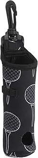 Golf Travel Case - Golf Ball Carry Bag | Tee Holder Pouch Portable | Foldable Ball Storage | with Belt Clip, 3-Tee Capacity, Multi-Functional Golfing Accessories for Golfer Women Men Driving