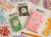 Polymer Clay Charms Christmas Slime Sprinkles Clay Slices Nail Charms