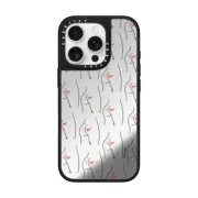 iPhone 16 Pro Mirror Case MagSafe Compatible Cheeks Love