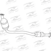 Redback Cat Conv Bolt On to suit Mercedes C240 2.6L Driver Side - C0725