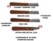 PRO QUALITY DOG COAT STRIPPING KNIFE Stripper Carding Knives*Compare To Mars