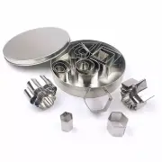 Handmade DIY Mold Tool Polymer Cutter Stainless Steel Geometry Clay Baking Tool