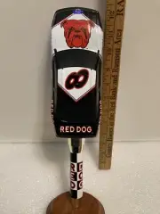 PLANK ROAD BREWERY RED DOG NASCAR Draft beer tap handle. MILLER/Retired