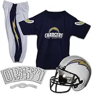 Franklin Sports NFL Kids Football Uniform Set - NFL Youth Football Costume for Boys & Girls - Set Includes Helmet, Jersey & Pants with Chinstrap + Numbers