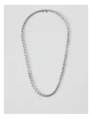 [Blaq] Loop Chain Necklace in Black