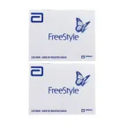 Abbott FreeStyle Log Book For Glucose Care - 2 Pack