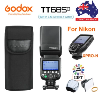 Godox TT685II TT685IIN TTL,HSS camera Flash Speedlite +XPRO-N For Nikon