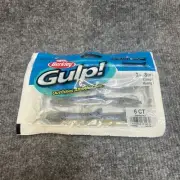 Berkley GSSHR3-MLT Gulp! 3" Shrimp Soft Bait 6 Pack Saltwater Fishing Lure