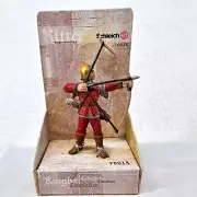 Schleich Ritter Archer Knight Medieval New in Package Red Long Bow Helmet 70015