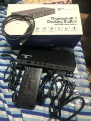 NEW Thunderbolt 3 Dock station USB 3.0 w/ Adapter (DNA)
