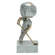 FANTASY HOCKEY LAST PLACE BOBBLE HEAD TROPHY AWARD COLOR LOGO P*52441GS ~