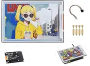 4inch e-Paper HAT+ Spectra 6 Full Color E-Ink Display 600×400 Pixel SPI Compatible with Raspberry Pi 5/4B/3B+/Zero/Zero W/Zero 2W/Pico/Pico W/Pico 2/Jetson Nano/RDKX3, with HAT+ Standard Driver Board