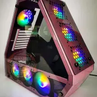 在飛比找Yahoo!奇摩拍賣優惠-🔥電腦機箱 電腦機殼 異性電腦機殼 遊戲機殼 雙麵玻璃遊戲機