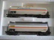Marklin HO 47885 SIMOTRA RHONE Poulenc SNCF 2 Tank Car Set - Rare Edition