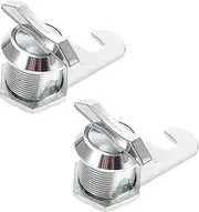 TEHAUX 2Pcs Keyless Showcase Locks Durable Cabinet Locks for Electric Boxes and School Lockers Multifunctional Safety Lock with Smooth Texture for Enhanced