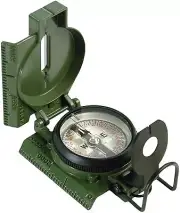 Official U.S. Military Tritium Lensatic Compass G.I. Battle Compasses w/ Pouch