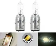 Flosser BA20d S2 25/25W 392380 Two Bulbs Head Light Replacement OE Scooter Bike