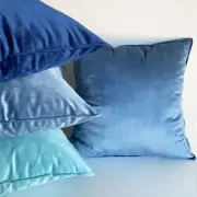 Premium Mix Match Sofa Pillow Cases Straight Edge Velvet Cushion Cover