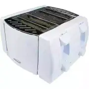 BRENTWOOD TS-265 Cool Touch 4-Slice Toaster (White)