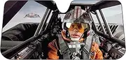 003702R01 Star Wars Snow Speeder Accordion Style Front Windshield Sunshade