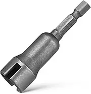 Veemoon Nut Driver Adapter Socket Wrench Slotted Bit for Easy Tightening and Loosening of Panel Nuts Construction for Mechanical Repairs and Auto Servicing