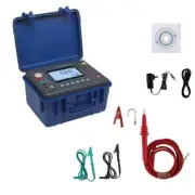5KV Insulation Resistance Tester with Data Review Function Resistance0.01MΩ-2TΩ