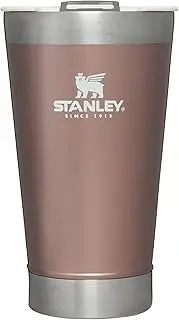 [STANLEY] Classic Stay Chill Vacuum Insulated Pint Glass Tumbler, 16oz Stainless Steel Beer Mug with Built-in Bottle Opener, Double Wall Rugged Metal Drinking Glass, Dishwasher Safe Insulated Cup