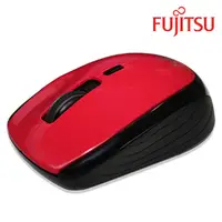 在飛比找PChome24h購物優惠-FUJITSU富士通USB無線光學滑鼠FR400(紅)