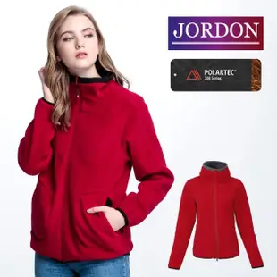 【JORDON 橋登】POLARTEC Classic 200女款刷毛保暖外套(726 咖啡)