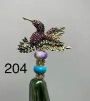 Ceramic Christmas Tree Topper Hummingbird