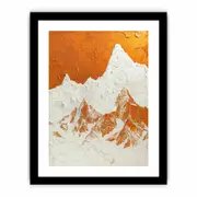 Textured Mountian Canvas painting